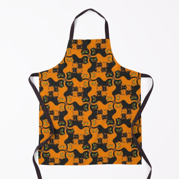 Compact Cats - Halloween Cat Tessellation Apron