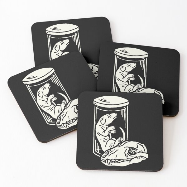 Item preview, Preserved Thylacine Remains - Woodcut 3 designed and sold by Veymoth.
