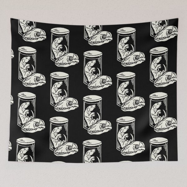 Item preview, Preserved Thylacine Remains - Woodcut 3 designed and sold by Veymoth.