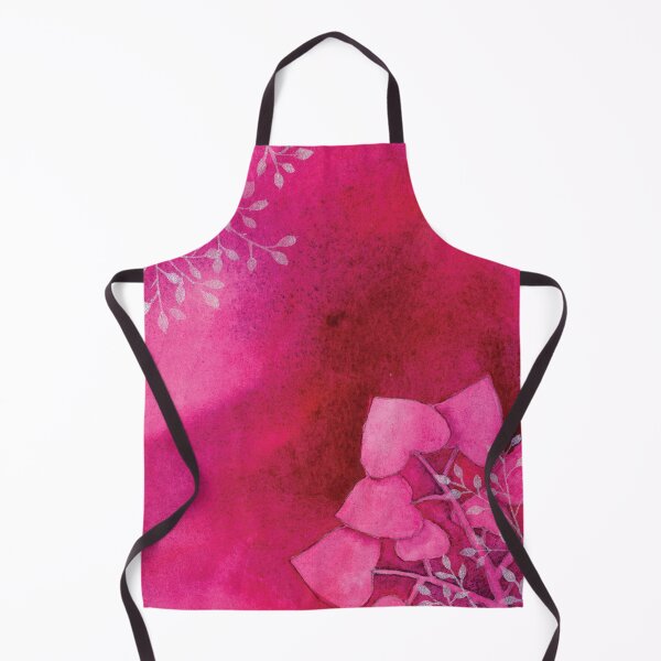 Item preview, Vibrant Pink Leaves in Watercolor designed and sold by Kelly Roy.