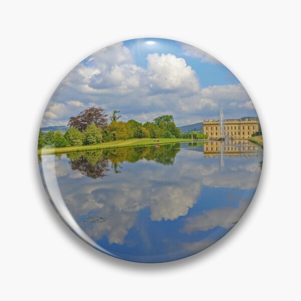 Item preview, Springtime at Chatsworth, Derbyshire with cloud reflections designed and sold by Itsgrimupnorth.