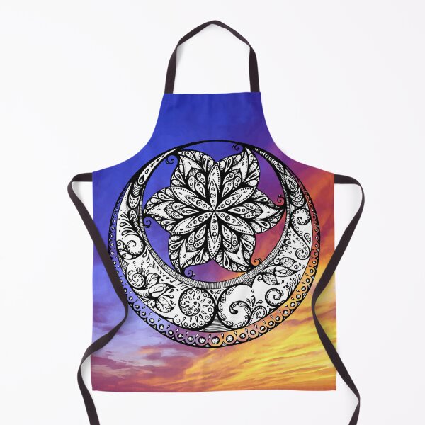Item preview, Moon and Flower Mandala abstract Sky designed and sold by djal-lk.