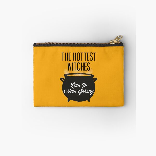 Item preview, The Hottest Witches Live in New Jersey Halloween Quote designed and sold by AMSonArt.