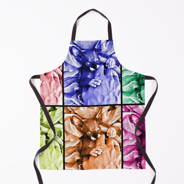 Item preview, Sphynx Kitten Bite - Multi-Colour Hairless Cats designed and sold by SMilllar.