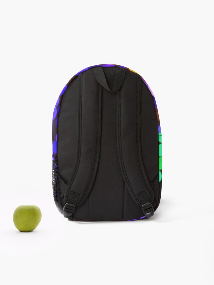 Thumbnail 2 of 3, Backpack, bokeh light pattern. designed and sold by Rajpramanik.