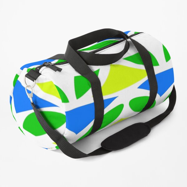 Organic Shapes Pattern Duffle Bag