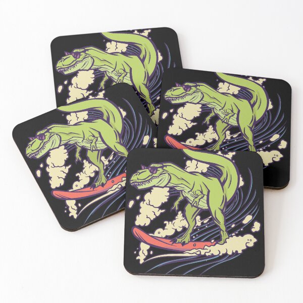 Item preview, Cool Dinosaur Surfing Gift designed and sold by DavinciStore21.