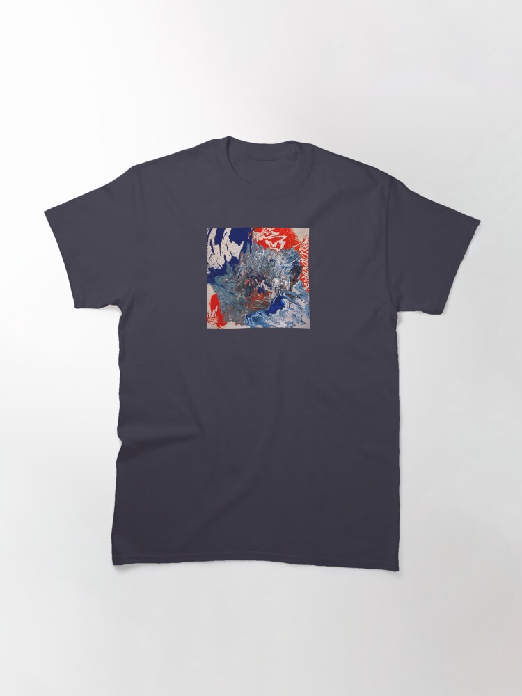 Alternate view of Abstract Painting- "British Rocker" Classic T-Shirt