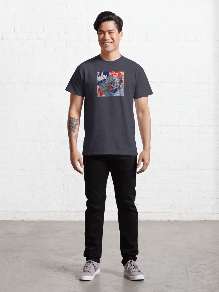 Alternate view of Abstract Painting- "British Rocker" Classic T-Shirt