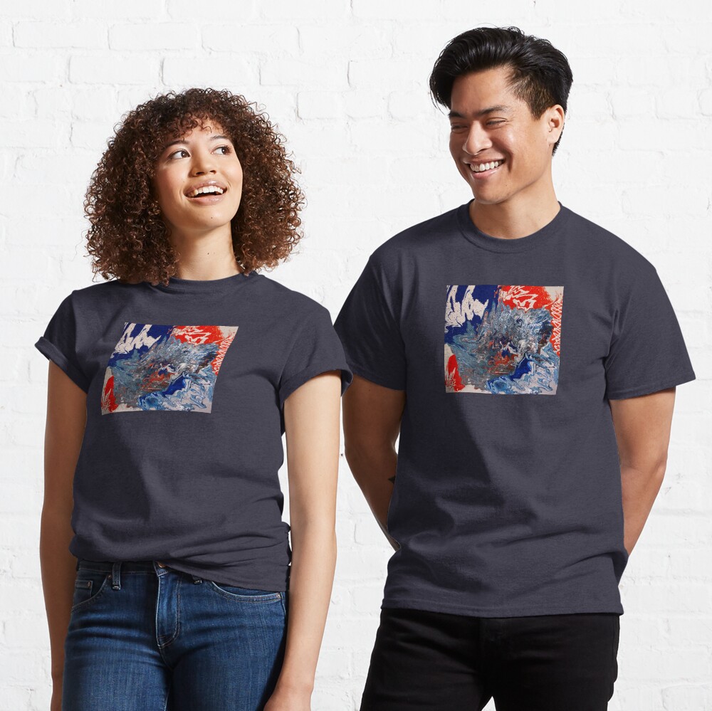 Abstract Painting- "British Rocker" Classic T-Shirt