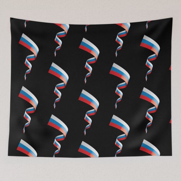 Item preview, Russian wavy flag Russian designed and sold by elhefe.