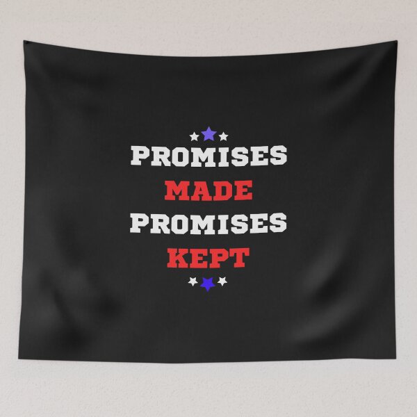 Item preview, Promises Made, Promises Kept Stars Trump USA 2020 designed and sold by Michael Schmidt.
