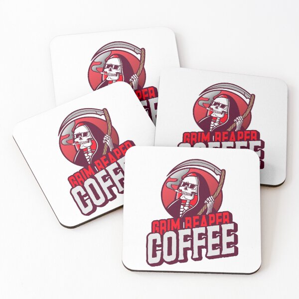 Item preview, Grim Reaper Coffee Logo Tee designed and sold by davestees506.