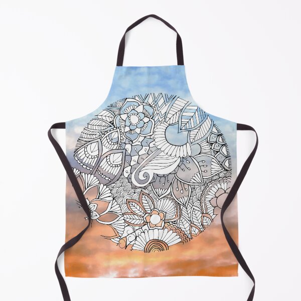 Item preview, Floral mandala pattern abstract sky designed and sold by djal-lk.