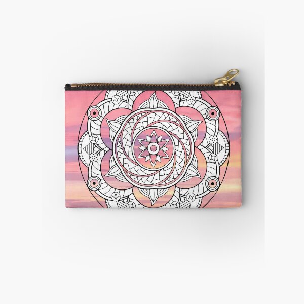 Item preview, Floral pink mandala abstract sky designed and sold by djal-lk.