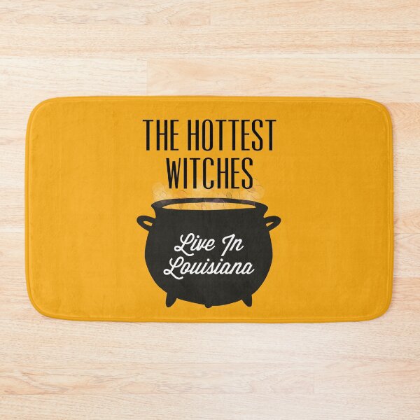 Item preview, The Hottest Witches Live in Louisiana Halloween Quote designed and sold by AMSonArt.
