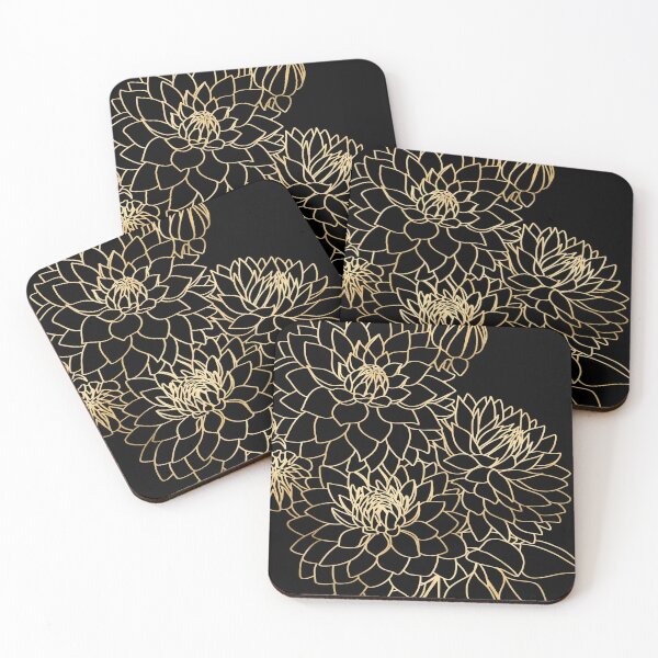 Item preview, Pacey bouquet black gold designed and sold by blursbyai.