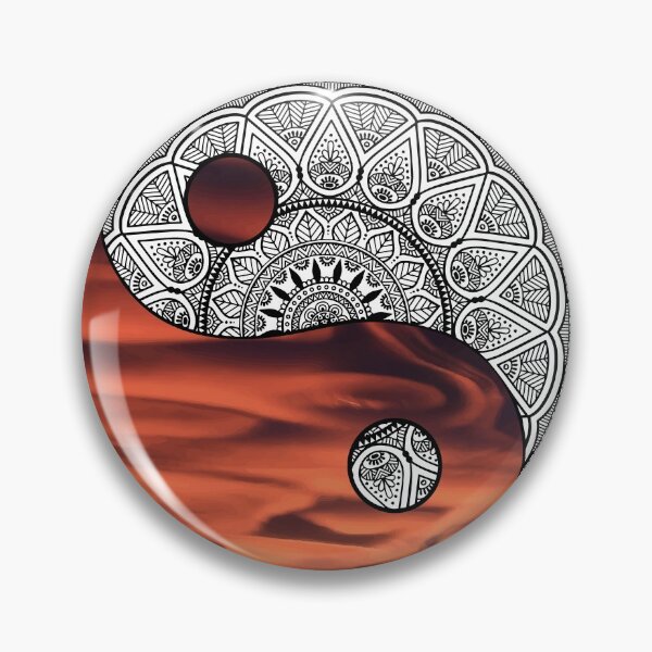 Item preview, Yin and Yang Abstract Sky Sunset designed and sold by djal-lk.