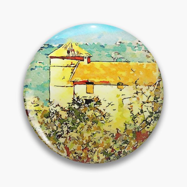 Item preview, Landscape with an farm with silos in the olive grove designed and sold by Giuseppe Cocco.
