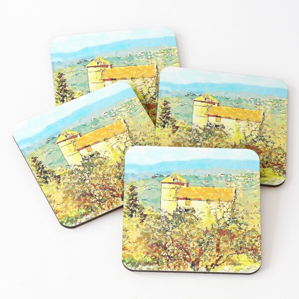 Item preview, Landscape with an farm with silos in the olive grove designed and sold by Giuseppe Cocco.