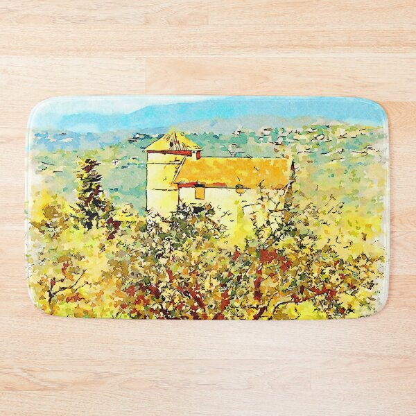 Item preview, Landscape with an farm with silos in the olive grove designed and sold by Giuseppe Cocco.