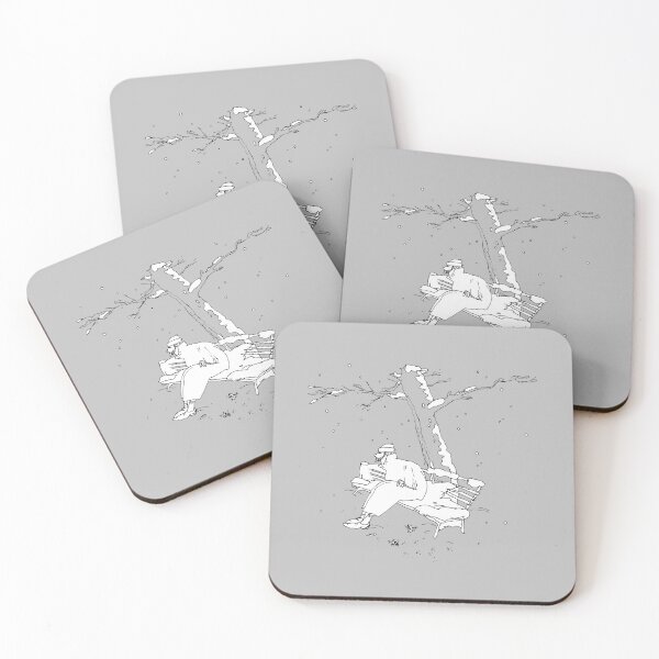Item preview, Lonely Man and First Snow designed and sold by BlackLineWhite.