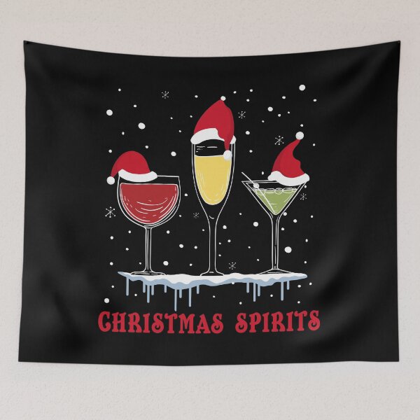 Item preview, Christmas Spirits Wine, Bubbly, Martini designed and sold by Idiosyncrats.