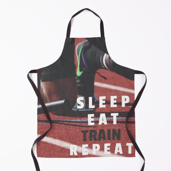 Item preview, Sleep, Eat, Train, Repeat - Track Workout. Crouch start designed and sold by JellyBeenzz.