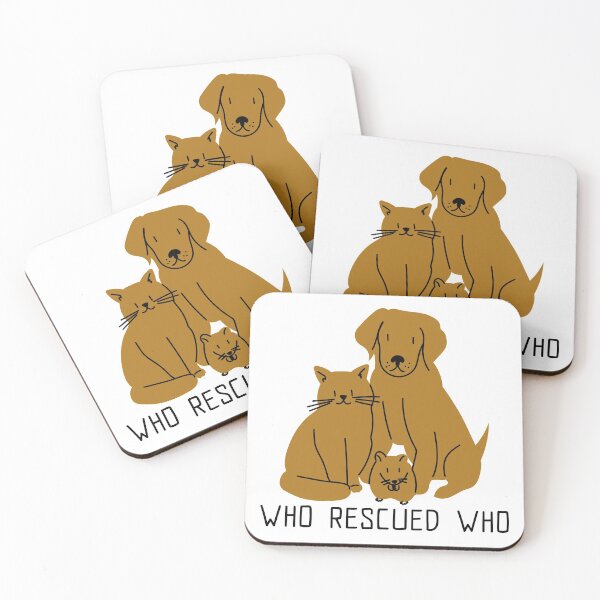 Item preview, Who Rescued Who - Beige Pets designed and sold by daphfed.