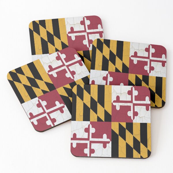 Item preview, Maryland Flag Grunge Wall designed and sold by TRowanDesign.
