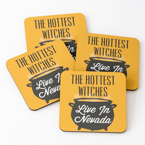 Item preview, The Hottest Witches Live in Nevada Halloween Joke designed and sold by AMSonArt.
