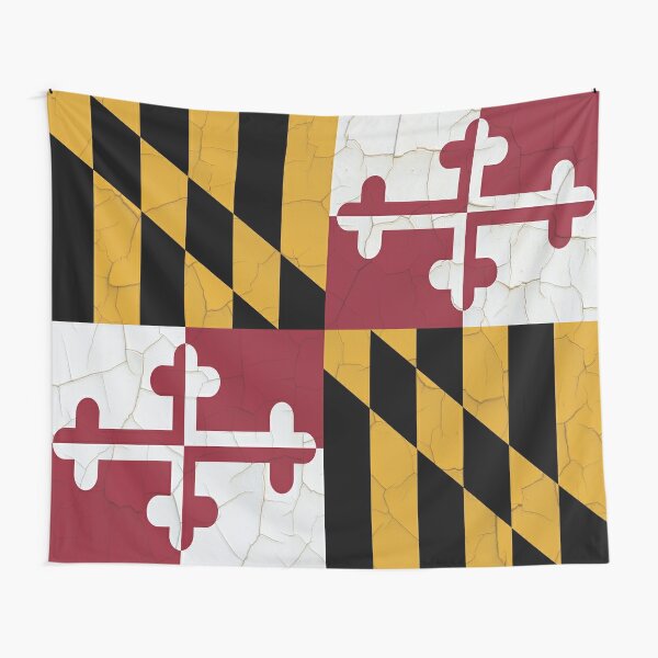 Cumberland Maryland flag grunge stickers