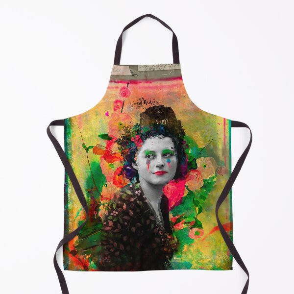 Item preview, Colorful tears, collage woman portrait designed and sold by VictoriaHerrera.