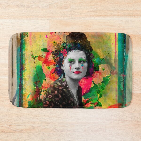 Item preview, Colorful tears, collage woman portrait designed and sold by VictoriaHerrera.