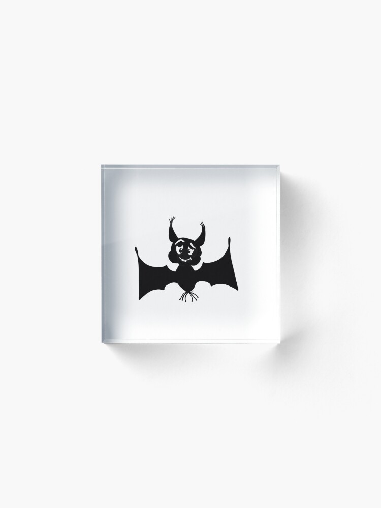 Alternate view of Billy the Halloween Bat Acrylic Block