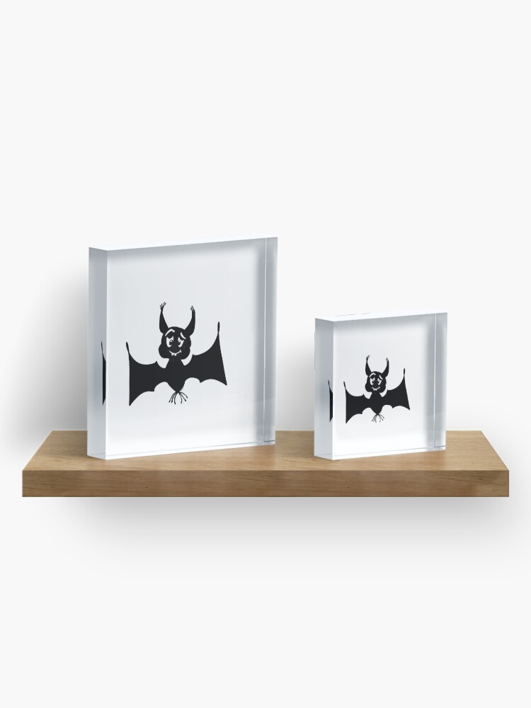 Alternate view of Billy the Halloween Bat Acrylic Block