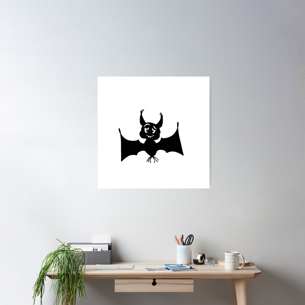 Billy the Halloween Bat Poster