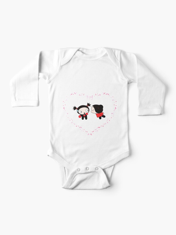 Pucca Loves Garu Baby One Piece By Smugsneasel Redbubble