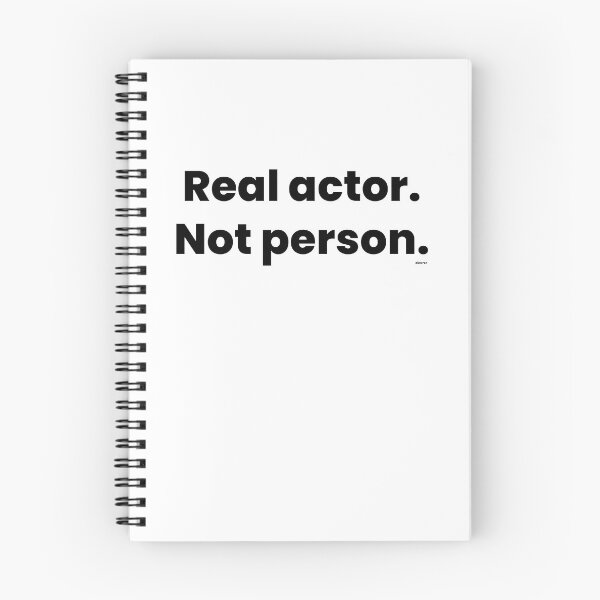 Item preview, real actor not person black text dizkorce designed and sold by Dizkorce.
