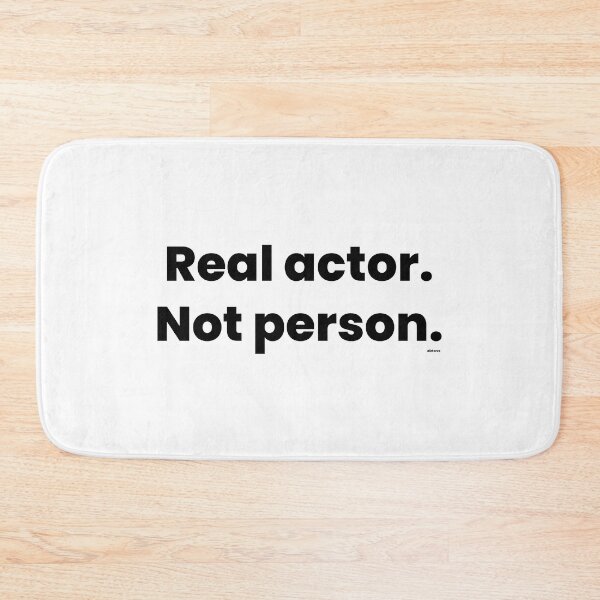 Item preview, real actor not person black text dizkorce designed and sold by Dizkorce.