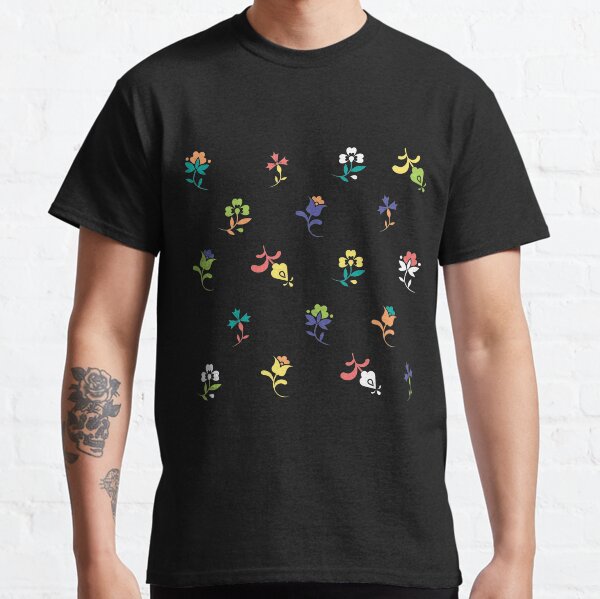 Simple colorful floral print Classic T-Shirt
