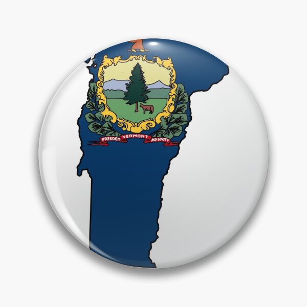 Item preview, Vermont state with flag designed and sold by okunicka.