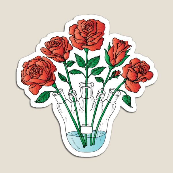 Item preview, Roses in Electrochemical Flask designed and sold by julierorrer.