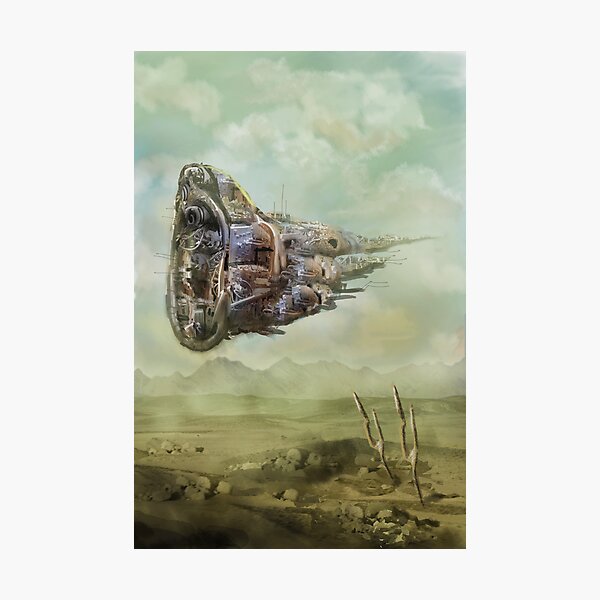 Ship of the Dessert Photographic Print