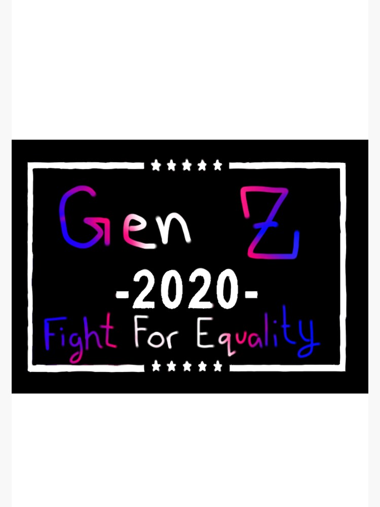 "Gen Z 2020 Trans" Sticker for Sale by ashesart4all Redbubble