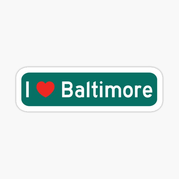 Item preview, I Love Baltimore! designed and sold by DoodleDashCollective.