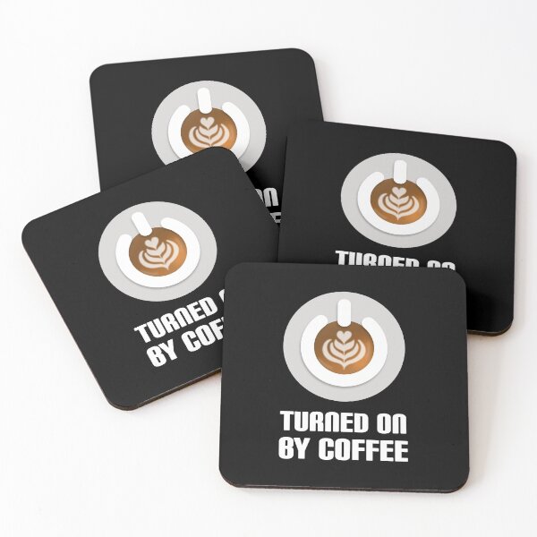 Item preview, Turned On By Coffee designed and sold by FunnyTypeWriter.