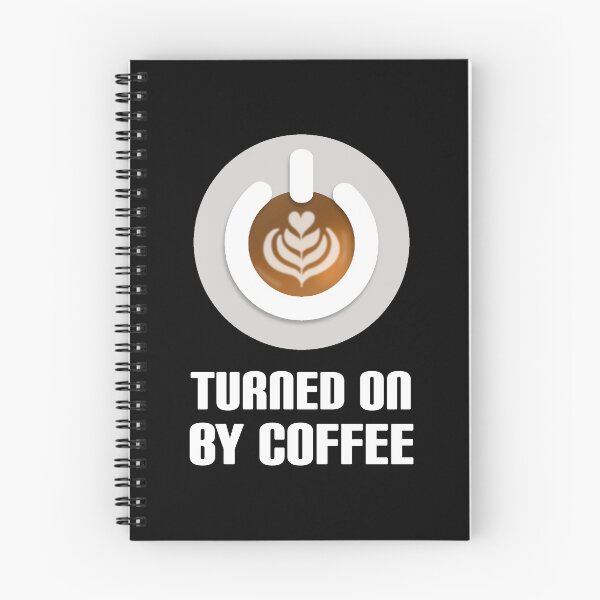 Item preview, Turned On By Coffee designed and sold by FunnyTypeWriter.