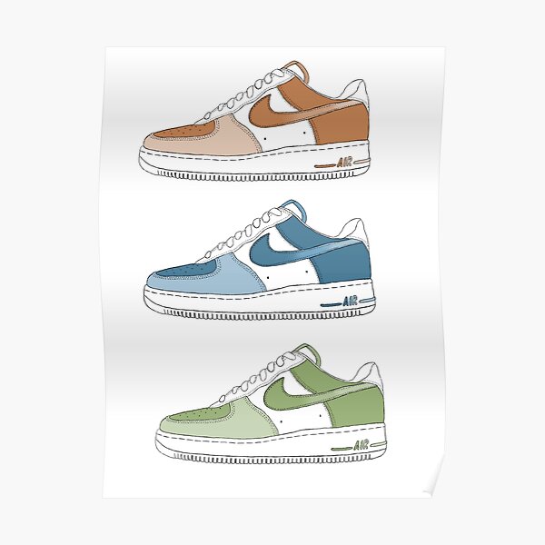nike air force one poster