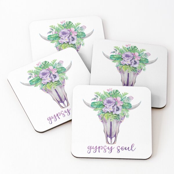 Item preview, Gipsy Soul - boho style with skull designed and sold by FK-UK.